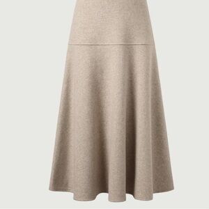 OGL Classic Beige A-Line Skirt